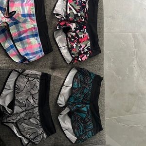 Lululemon speed shorts. All size 6, all in perfect condition